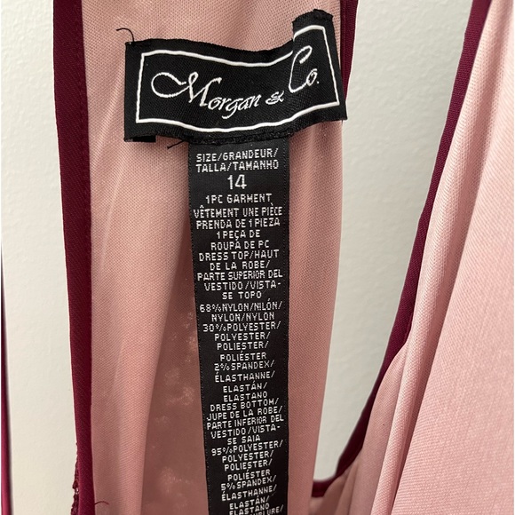 David’s Bridal Lace Keyhole Tie Back Halter Dress - Picture 7 of 8